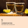 DUOS Feelino Double-walled Glasses with Stainless Steel Spoon, Thermal Glasses,
