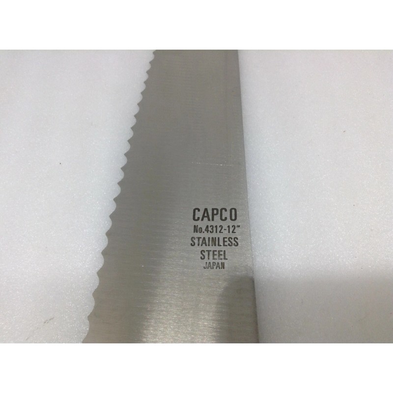 Capco Set of 5 Capco 12" Stainless Steel Serrated Chef's