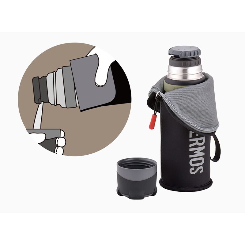 THERMOS FFX-501 Yamasen Bottle Pouch, 16.9 fl oz (500 ml),