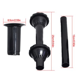 Guador 9-Piece Small Fountain Nozzle Kit, Fountain Nozzle Tip Fountain Head Kit, Fountain Pump Nozzle Kit, 3 Nozzle Options, Fountain Nozzle Kit, Adjustable Pond Pump Nozzle Kit