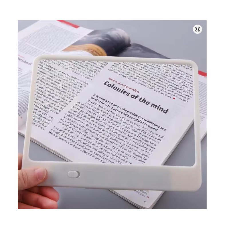 Toolzia Full Page Magnifying Sheet with LED Light