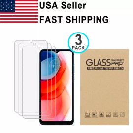 For Motorola 3PACK Tempered Glass For Motorola Moto G 5G G Play G Power 2021 2022 2023 G Pure - For Moto G Play 2021
