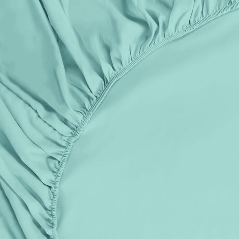 Utopia Bedding Fitted Sheet Small Double / 4ft, Spa Blue