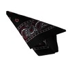 Motique Accessories Two Tone Paisley Bandana Black