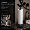 Gothic Bat Paper Towel Holder for Kitchen – Wooden Halloween