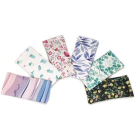 WOW DING 6PCS Eyeglass Pouch, Eyeglasses Cases for Women, Sunglasses Case with Cleaning Cloth, Soft Portable Glasses Pouch Bag