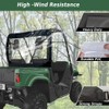 Rhino 660 YONQIFON UTV Rear Window with Zipper Open Soft