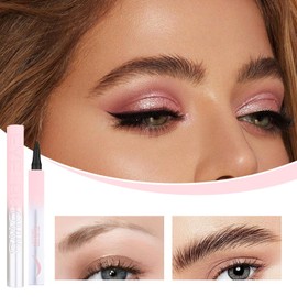 Eyebrow Pen Waterproof - 4-Tip Pen Makeup Pencil Eyebrow Contouring,Precise Application Beginners Brow Definer Smudge-Proof for Mother, Girlfriend