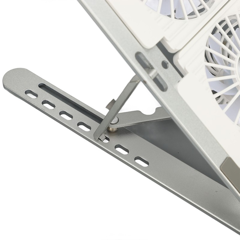 Laptop Stand with Cooling Fan Detachable Adjustable Aluminum Foldable Portable