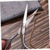 Ergonomic Eyebrow Grooming Scissors 2 Pcs Set Fine and Tips