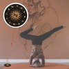 Thyonta Wooden Disc Incense Holder Meditation Incense Burner for Inserting