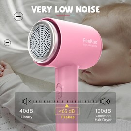 FeeKaa Kids Hair Dryer, Pink, 500 Watt, Lightweight, Gentle Heat, Safe for Kids, Anti-Scald Design