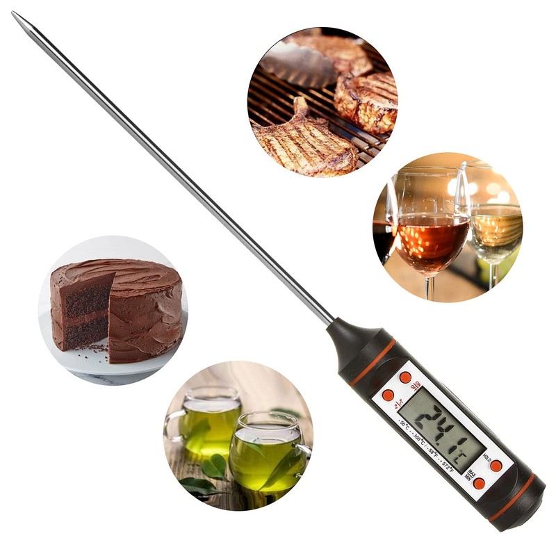 Green Blue GB178 Digital Pen Thermometer, Thermometer Probe for Food,