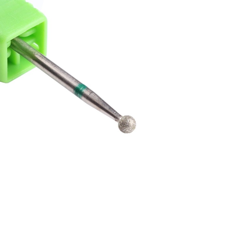 MZCMSL Round Ball Cuticle Drill Bits, Diamond Nail Drill Stone