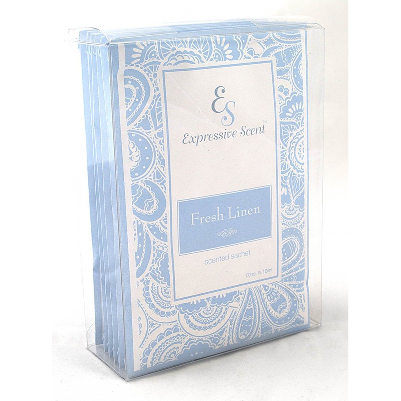 Fresh Linen Scented Sachet Envelope Air Freshener By Expressive Scent