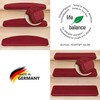 Kettelservice-Metzker® Vorwerk Stair Mats Single and Economy Sets Bordeaux 1
