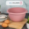Westmark Mixing/Baking Bowl 2.5 L with Spout Plastic Pink 3152227P