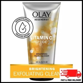 Olay Regenerist Facial Cleanser, Brightening, Vitamin C + Peptide 24 5.0 fl oz
