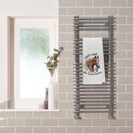 DIBOR Horse Gifts for Girls Kitchen Towels, Gifts for Horse Lovers Dish Towels Dishcloth, Just A Girl Who Loves Horses Hand Towels Tea Towels for Bathroom Kitchen, Horse Lover Gifts, 16x24 Inches