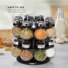 Kamenstein 16 Jar Ellington Revolving Countertop Spice Rack with Lift