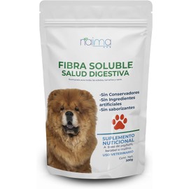 Fibra Soluble para Perros NAIMA LAB 300g | Apoyo Digestivo Natural | Tránsito Intestinal Saludable | Para Todas Las Edades y Razas | Sin Aditivos ni Conservantes
