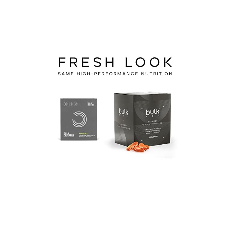 Bulk PROM3GA Softgels, High Strength Fish Oil, Pack of 90,
