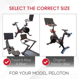 Funda de neopreno de alta calidad para visualización de bicicleta Peloton, rizo súper suave, se adapta a la banda de rodadura original o Bike+ y Peloton - Protege del polvo y los daños - Protector de visualización (pelotón original)