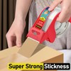 PACKKA Heavy Duty Packing Tape with Dispenser, Clear Shipping Tape