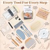 Sourdough Starter Kit, Sourdough Bread Baking Supplies, Bread Proofing Basket,