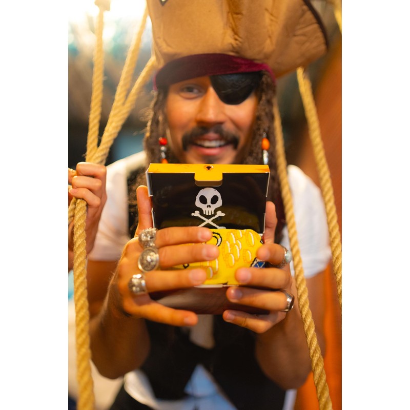 Rainbow Socks - Pirate Treasure Box Socks - Women's Men's