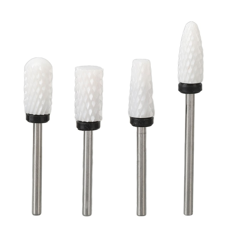 40Pcs Nail Drill Bit 4 Types Ceramic Nail Removal Bit