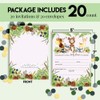 Watercolor Woodland Forest Animals Baby Sprinkle Baby Shower Invitations, 20