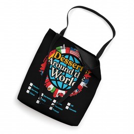 Vacation Desserts Around The World Countries Showcase Tote Bag