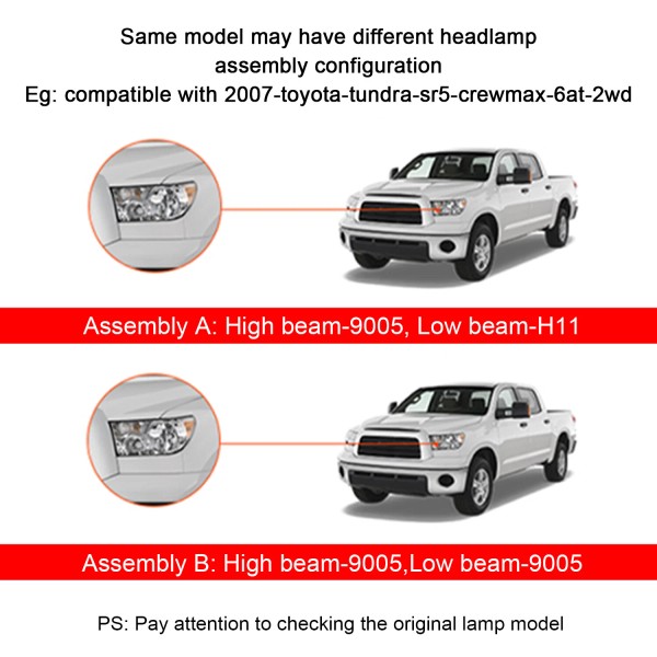 CHUSYYRAY 4X Luces Fuertes Para Auto Coche Luz Carro Bulbs
