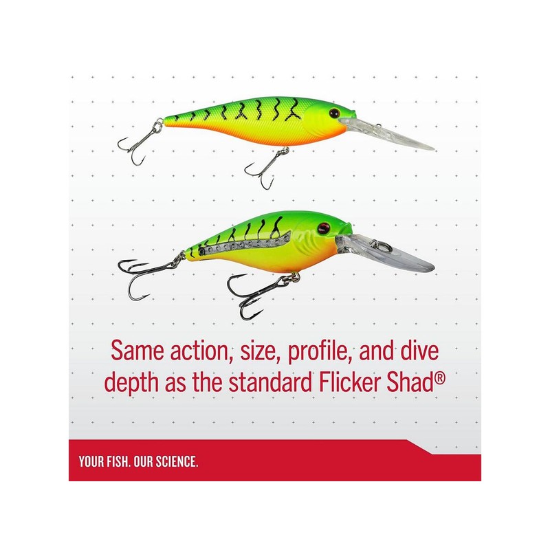 Scented Flicker Shad Tiger Pack - 5CM ASTG