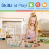 Melissa & Doug Deluxe Wooden ABC/123, 50-Piece Set of Classic