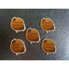 5pc. Foundation Compact Resin Planar Flatback, Makeup Cabochon, Bow Center, Flat