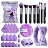 BS-MALL Makeup Brushes Set 30 Pcs – Including Face Washing