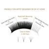 Emeda A Second Flower Eyelash Extension C D Curl, 0.07