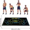 AIMALL Diatom Mud Squat Mat Non-Slip Fitness Exercise Pad for