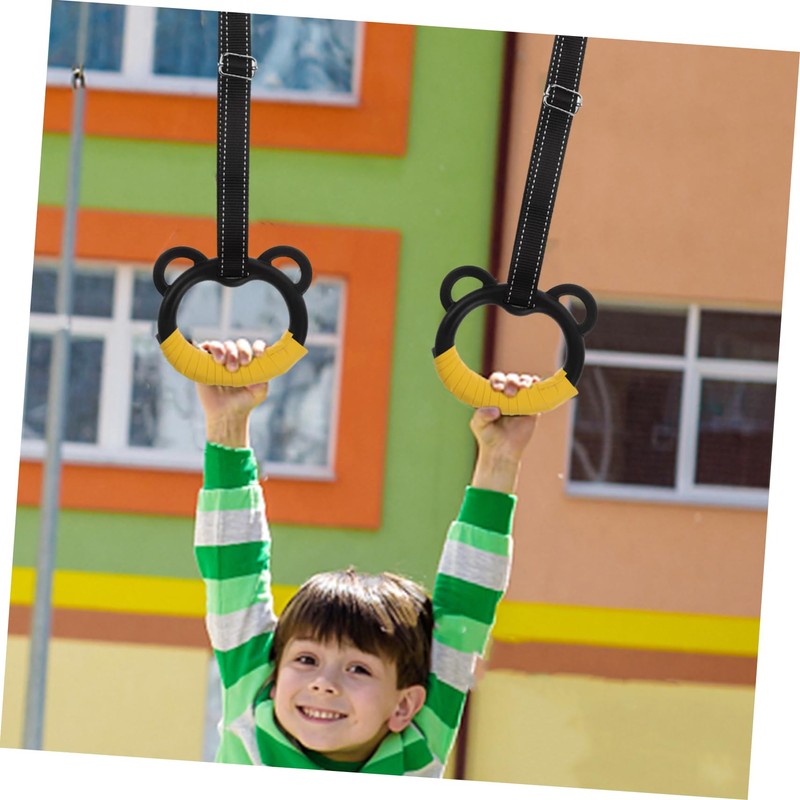 Sosoport Indoor Gym Rings for Boys and Girls Training Pull-up