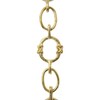 RCH Hardware Decorative Polished Solid Brass Chain for Hanging, Lighting
