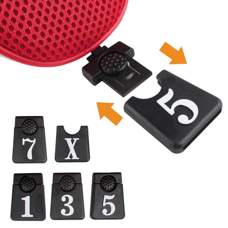 Andux Golf 460cc Driver Fairway Wood Club Head Covers 5pcs/Set