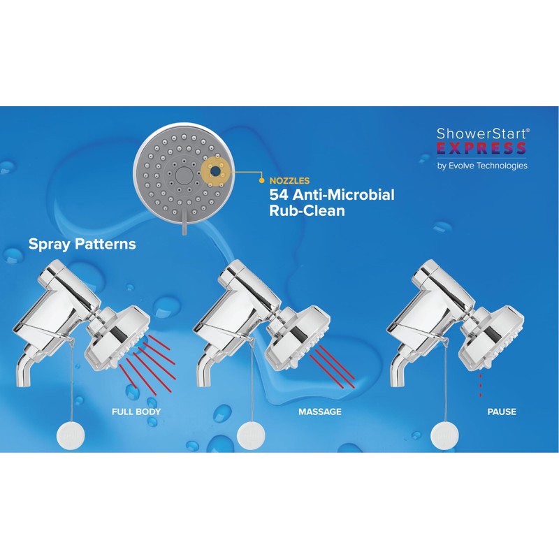Evolve ShowerStart® Express with TSV and 3-Spray Pattern 1.75 GPM