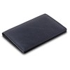 Bosca Navayo Card Case All Leather Wallet Blue-Black