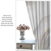 SHElifestyle White Grey Marble Curtains, Abstract Modern Luxury Ink Texture