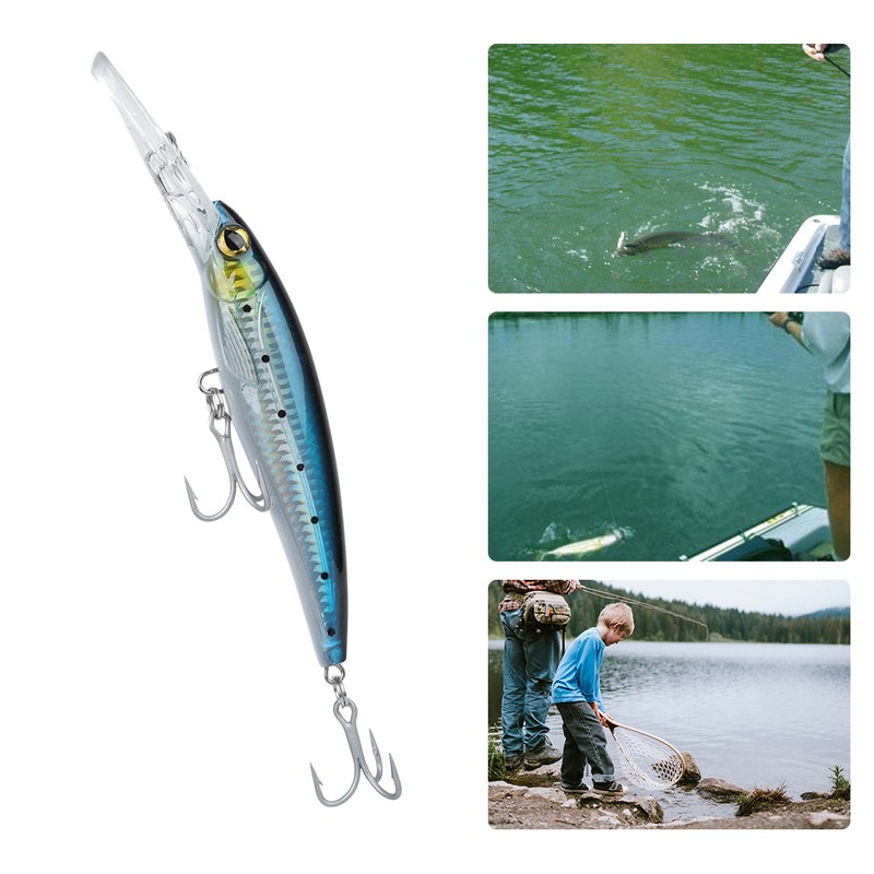 HONOREAL Deep Diving Minnow Sea Boat Fishing Artificial Simulation Hard