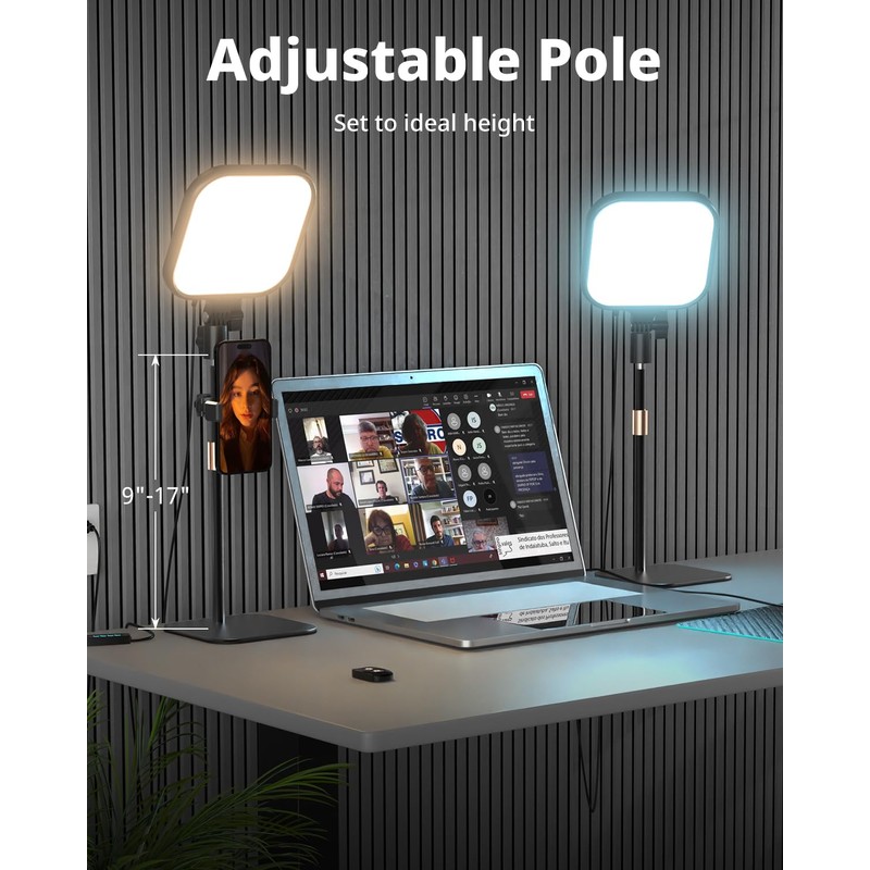 UBeesize Zoom Lighting for Computer, Video Conference Lighting for Video