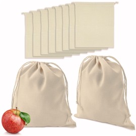 Naturstube® 25 x Premium Cotton Fabric Bags [Oeko-Tex Certified] 25 x 30 cm Great Bags with Drawstring, Fabric Bag, Bag, Fabric Bag, Easter Bag, Cotton Bags