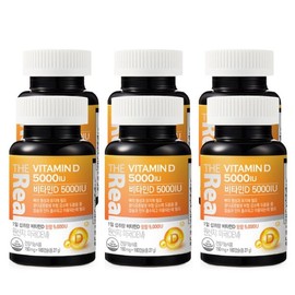 The Real (더리얼)더리얼 비타민D 5000IU 150mg x 180캡슐 x 6박스 (The Real) The Real Vitamin D 5000IU 150mg x 180 Capsules x 6 Boxes